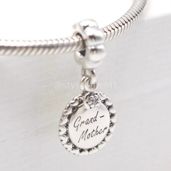 Authentic PANDORA Grandmother Dangle - 791128CZ - Picture 5 of 10